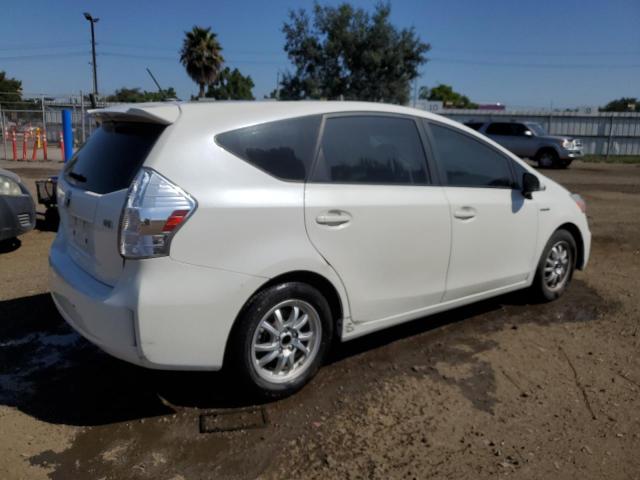 JTDZN3EU5C3160108 - 2012 TOYOTA PRIUS V WHITE photo 3