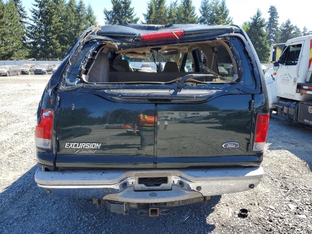 1FMSU43F82EB46457 - 2002 FORD EXCURSION LIMITED BLACK photo 6