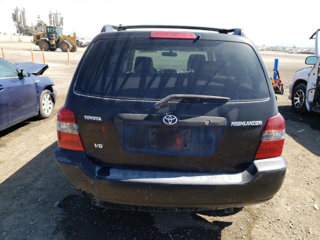 JTEDP21A940009488 - 2004 TOYOTA HIGHLANDER BASE BLACK photo 6