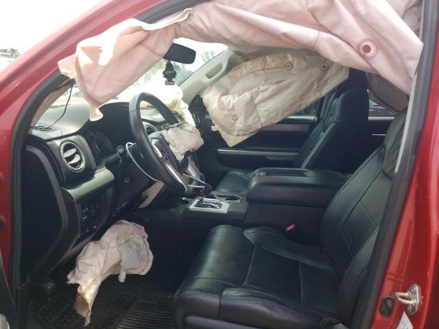 5TFAY5F10EX392129 - 2014 TOYOTA TUNDRA CREWMAX PLATINUM 红色 照片 7