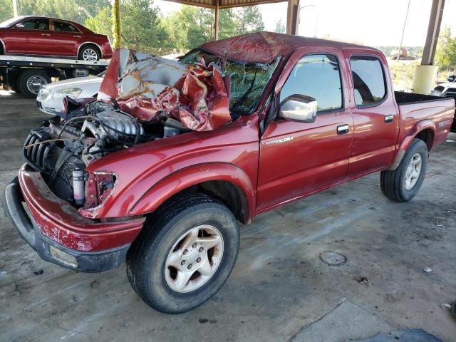 5TEGN92N24Z315174 - 2004 TOYOTA TACOMA DOUBLE CAB PRERUNNER BURGUNDY photo 1