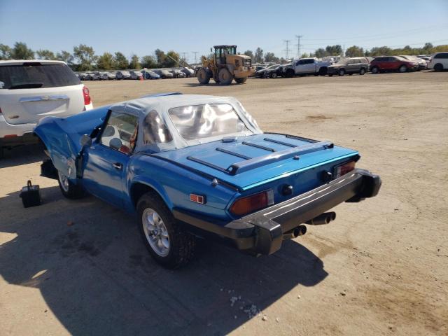 TFVDW6AT004206 - 1980 TRIUMPH CAR SPITFIRE BLUE photo 3