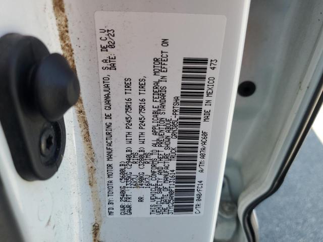 3TYCZ5AN0PT131614 - 2023 TOYOTA TACOMA DOUBLE CAB WHITE photo 12