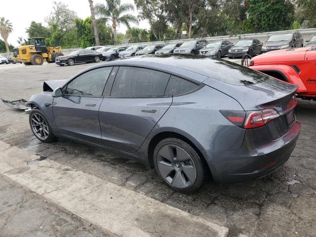 5YJ3E1EA0MF091221 - 2021 TESLA MODEL 3 CHARCOAL photo 2