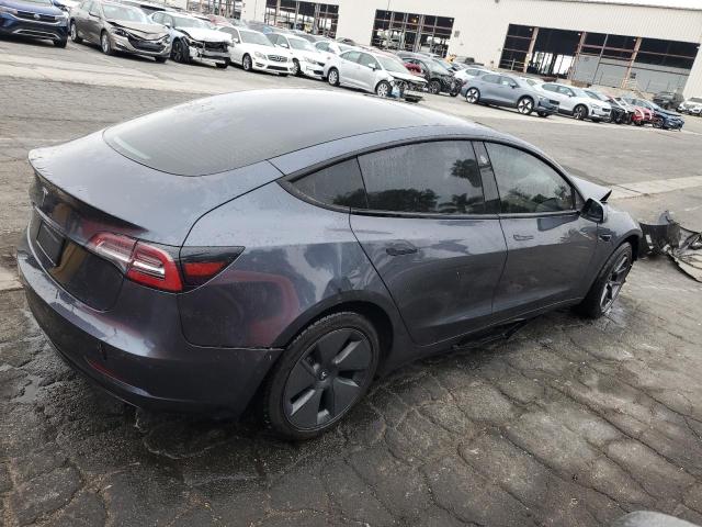 5YJ3E1EA0MF091221 - 2021 TESLA MODEL 3 CHARCOAL photo 3
