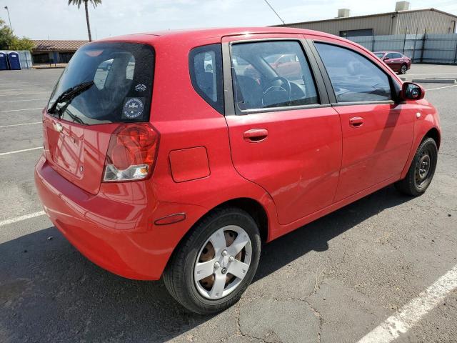 KL1TD666X7B790090 - 2007 CHEVROLET AVEO BASE RED photo 3