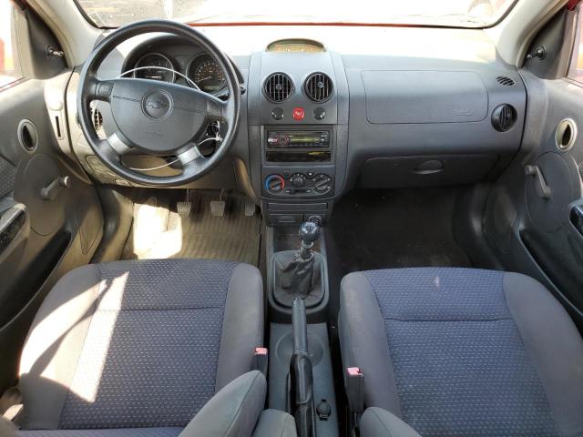 KL1TD666X7B790090 - 2007 CHEVROLET AVEO BASE RED photo 8