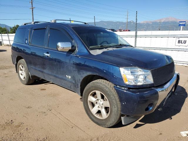 5N1AA08B76N732222 - 2006 NISSAN ARMADA SE BLUE photo 4