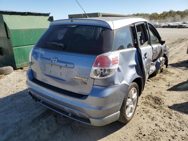 2T1KR32E38C690577 - 2008 TOYOTA COROLLA MA XR BLUE photo 4