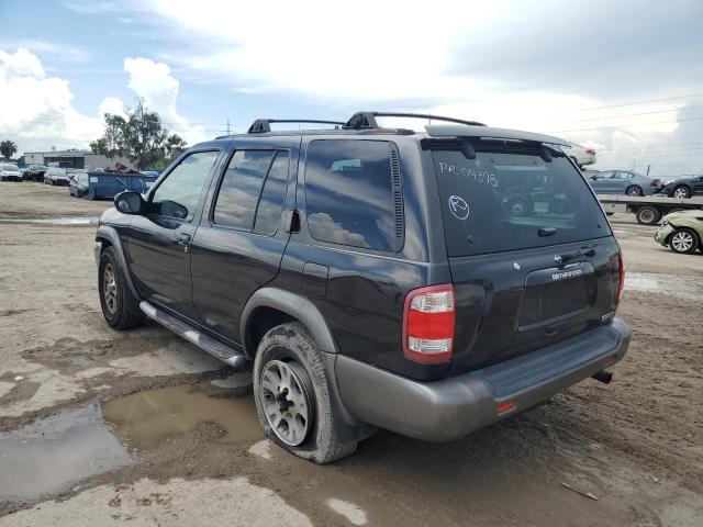 JN8DR09X81W568295 - 2001 NISSAN PATHFINDER LE BLACK photo 2