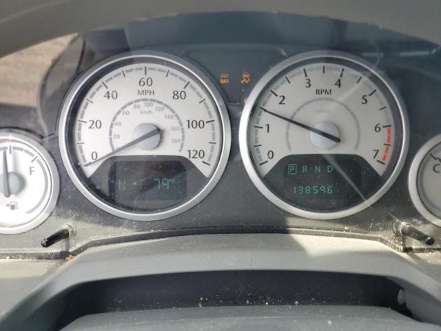 2A8HR54P38R100424 - 2008 CHRYSLER TOWN & COU TOURING SILVER photo 9