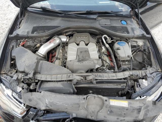 WAUHGAFC0EN117395 - 2014 AUDI A6 PRESTIGE შავი ფოტო 11