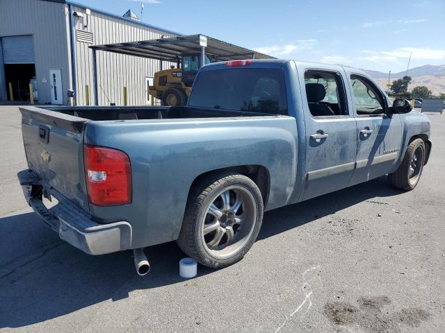 2GCEC13C271639522 - 2007 CHEVROLET SILVERADO C1500 CREW CAB BLUE photo 3