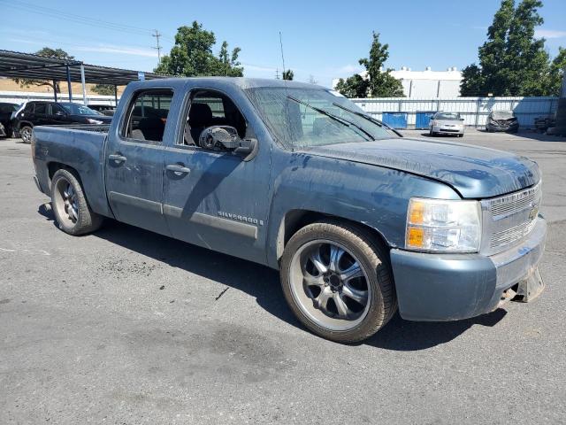 2GCEC13C271639522 - 2007 CHEVROLET SILVERADO C1500 CREW CAB BLUE photo 4