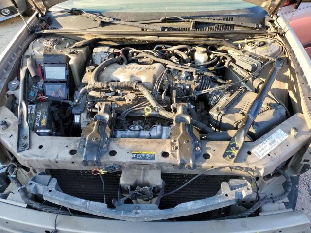 2G1WF52E529318387 - 2002 CHEVROLET IMPALA GRAY photo 11