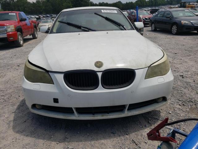 WBANB53547CP08326 - 2007 BMW 550 I WHITE photo 5