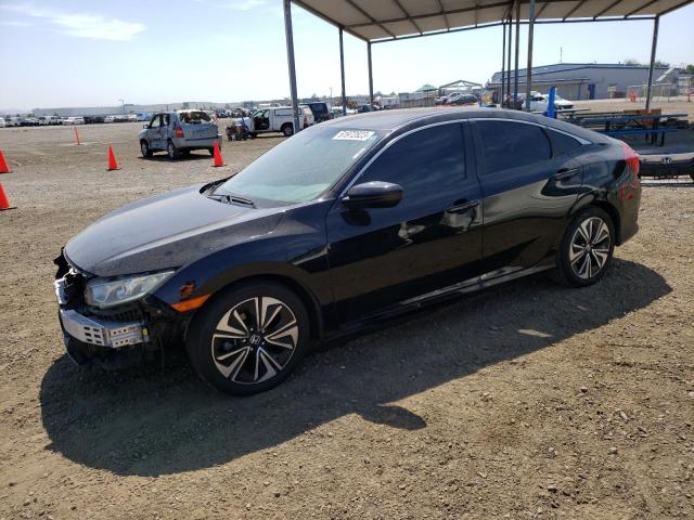 19XFC1F73HE215077 - 2017 HONDA CIVIC EXL BLACK photo 1