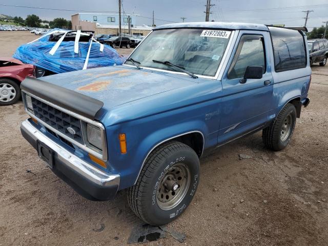 1FMCU14T0JUB19572 - 1988 FORD BRONCO II BLUE photo 1