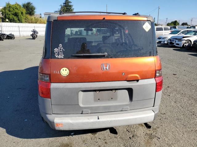 5J6YH186X5L006849 - 2005 HONDA ELEMENT EX ORANGE photo 6