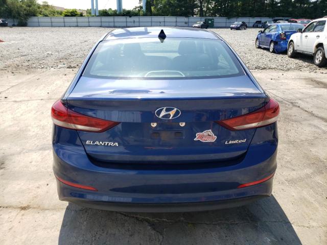 5NPD84LF4HH151567 - 2017 HYUNDAI ELANTRA SE BLUE photo 6