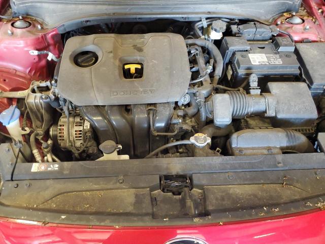 3KPF24AD8ME361888 - 2021 KIA FORTE FE RED photo 11