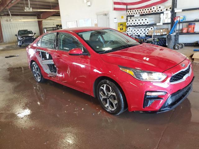 3KPF24AD8ME361888 - 2021 KIA FORTE FE RED photo 4