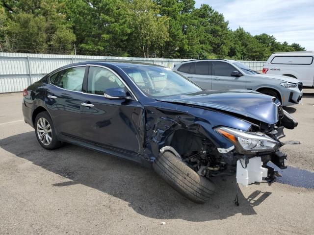 JN1BY1AR8JM220570 - 2018 INFINITI Q70 3.7 LUXE BLUE photo 4