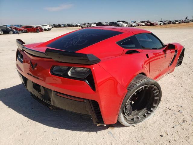 1G1YU2D61G5606494 - 2016 CHEVROLET CORVETTE Z06 3LZ RED photo 4