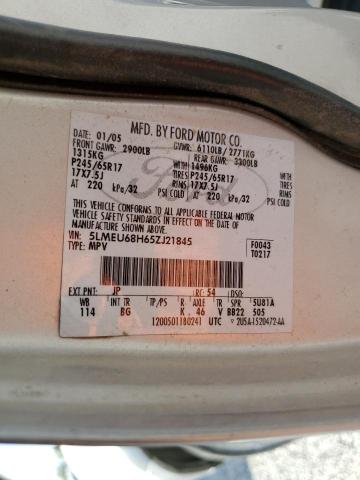 5LMEU68H65ZJ21845 - 2004 LINCOLN AVIATOR 银色 照片 12