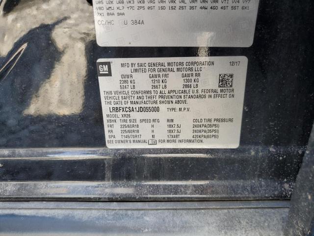 LRBFXCSA1JD055000 - 2018 BUICK ENVISION PREFERRED 黑色 照片 14