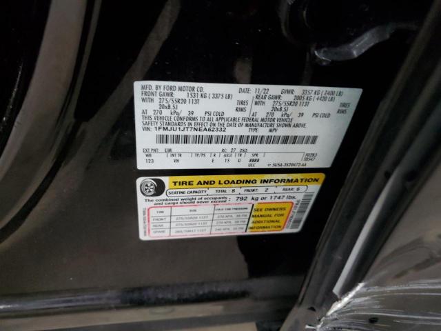 1FMJU1JT7NEA62332 - 2022 FORD EXPEDITION XLT BLACK photo 13