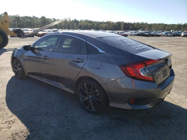 19XFC2F82KE002630 - 2019 HONDA CIVIC SPORT GRAY photo 3