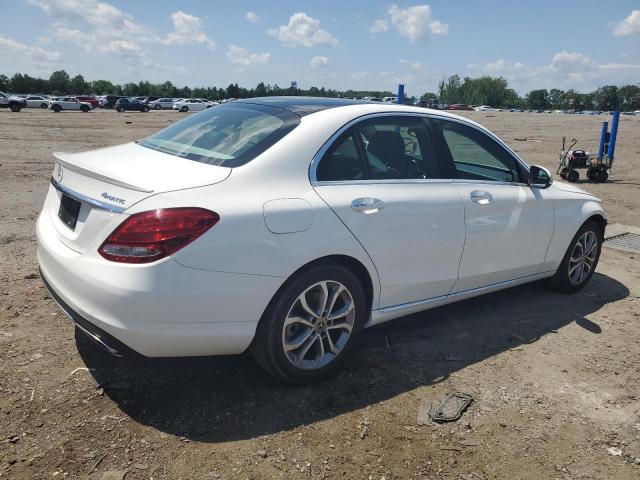 WDDWF4KB1JR341070 - 2018 MERCEDES-BENZ C 300 4MATIC WHITE photo 3