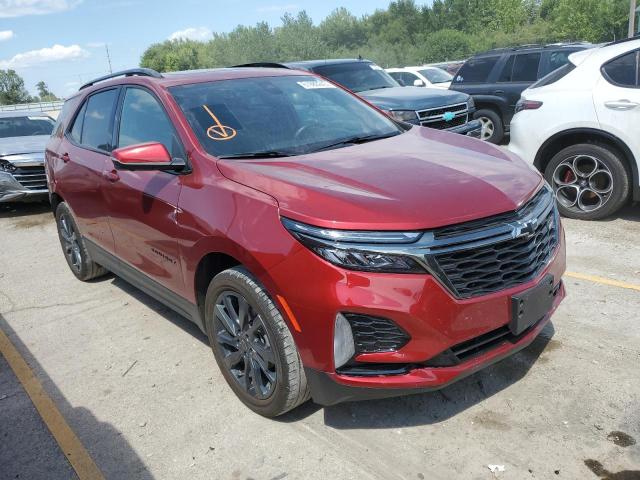 3GNAXWEV5NS144724 - 2022 CHEVROLET EQUINOX RS RED photo 4