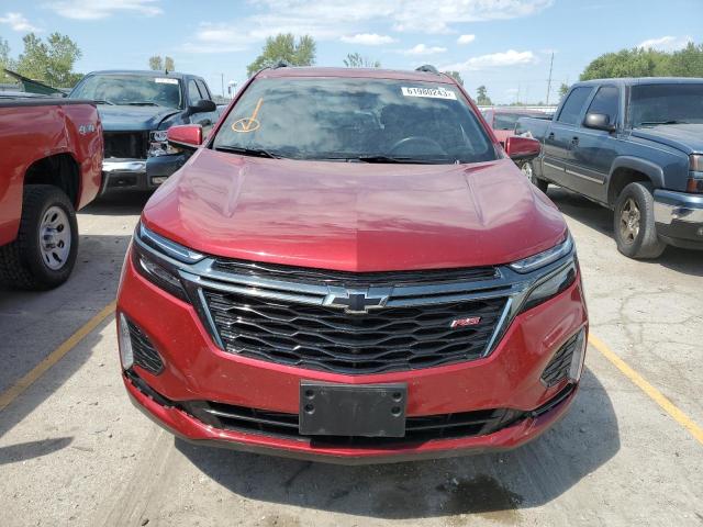 3GNAXWEV5NS144724 - 2022 CHEVROLET EQUINOX RS RED photo 5