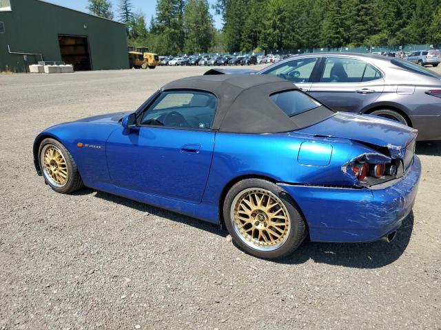 JHMAP21436S003709 - 2006 HONDA S2000 BLUE photo 2