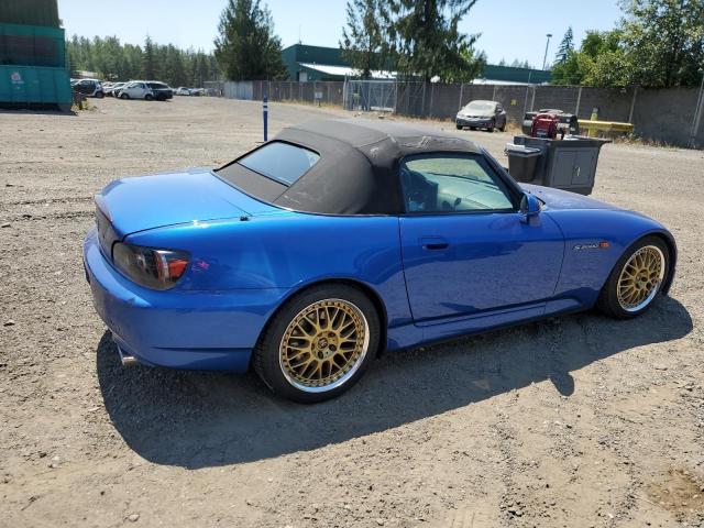 JHMAP21436S003709 - 2006 HONDA S2000 BLUE photo 3