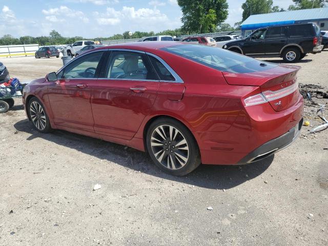 3LN6L5EC1HR614032 - 2017 LINCOLN MKZ RESERVE წითელი ფოტო 2