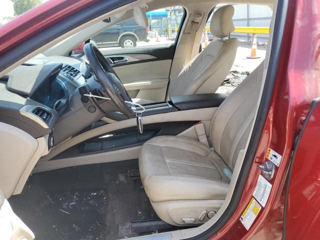 3LN6L5EC1HR614032 - 2017 LINCOLN MKZ RESERVE წითელი ფოტო 7