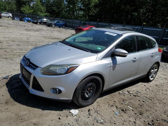 1FAHP3N25CL149295 - 2012 FORD FOCUS TITANIUM SILVER photo 1