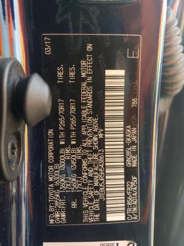 JTEBU5JR5H5438613 - 2017 TOYOTA 4RUNNER SR5/SR5 PREMIUM ლურჯი ფოტო 13