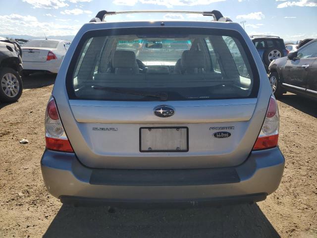 JF1SG67657H711146 - 2007 SUBARU FORESTER 2.5X LL BEAN SILVER photo 6