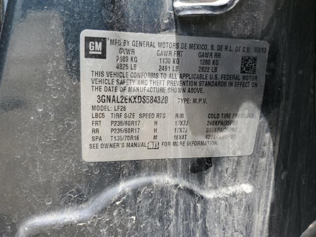 3GNAL2EKXDS584320 - 2013 CHEVROLET CAPTIVA LS 灰色 照片 12