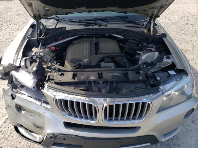 5UXWX7C5XE0E76769 - 2014 BMW X3 XDRIVE35I SILVER photo 12