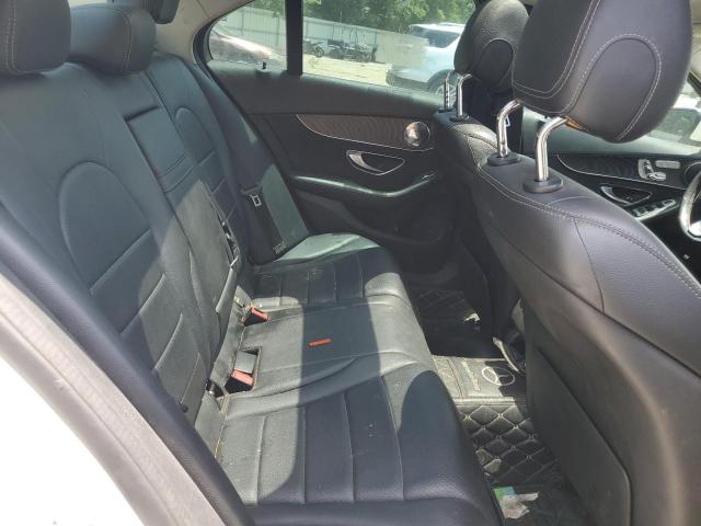 55SWF4KB9GU165747 - 2016 MERCEDES-BENZ C 300 4MATIC WHITE photo 10