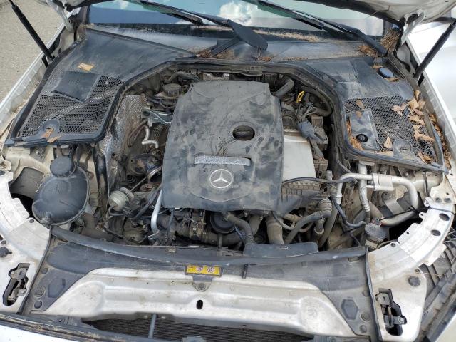 55SWF4KB9GU165747 - 2016 MERCEDES-BENZ C 300 4MATIC WHITE photo 11