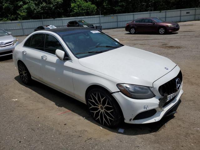 55SWF4KB9GU165747 - 2016 MERCEDES-BENZ C 300 4MATIC WHITE photo 4