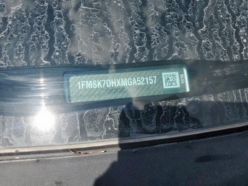 1FMSK7DHXMGA52157 - 2021 FORD EXPLORER XLT SILVER photo 13