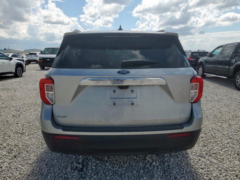 1FMSK7DHXMGA52157 - 2021 FORD EXPLORER XLT SILVER photo 6