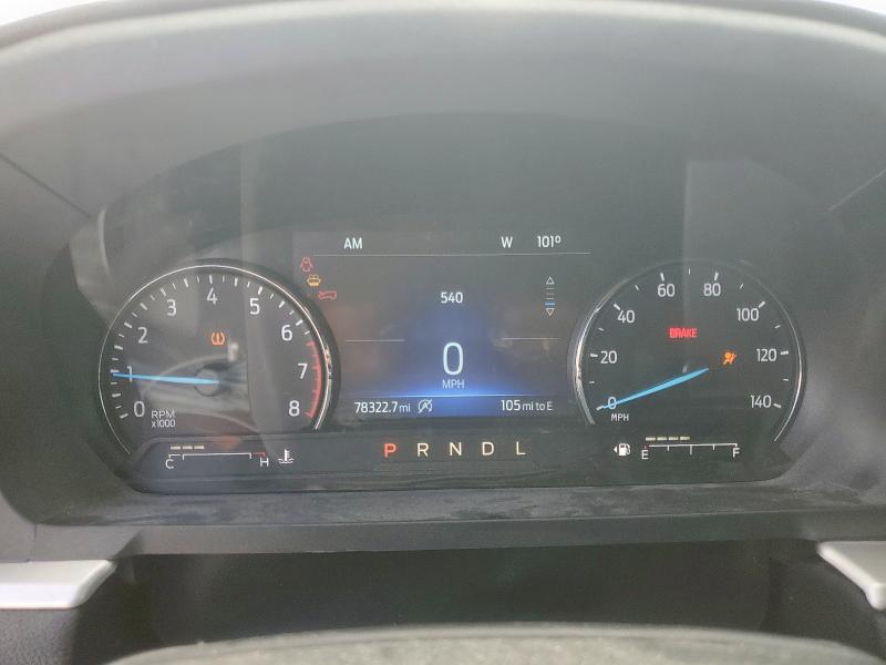 1FMSK7DHXMGA52157 - 2021 FORD EXPLORER XLT SILVER photo 9